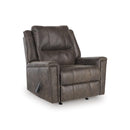  Manufacturer Color_Walnut  -- Signature Design by Ashley Lixtowel Rocker Leather Look Recliner IMAGE 1