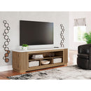  Signature Design by Ashley Camdill W808-68 XL TV Stand with Fireplace Option IMAGE 7