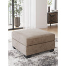  Manufacturer Color_Mocha -- Benchcraft Olten Fabric Ottoman IMAGE 4