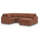  Manufacturer Color_Spice  -- Signature Design by Ashley Modmax Fabric 4 pc Sectional IMAGE 1