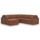  Manufacturer Color_Spice  -- Signature Design by Ashley Modmax Fabric 5 pc Sectional IMAGE 1