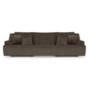  Manufacturer Color_Chocolate -- Signature Design by Ashley Top Tier Reclining Fabric Sofa IMAGE 1