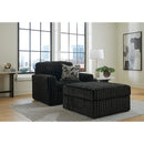  Manufacturer Color_Onyx -- Signature Design by Ashley Midnight Madness Stationary Fabric Chair IMAGE 5