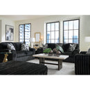  Manufacturer Color_Onyx -- Signature Design by Ashley Midnight Madness Stationary Fabric Sofa IMAGE 11