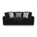  Manufacturer Color_Onyx -- Signature Design by Ashley Midnight Madness Stationary Fabric Sofa IMAGE 2