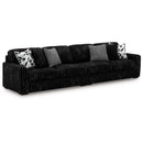  Manufacturer Color_Onyx -- Signature Design by Ashley Midnight Madness Fabric 2 pc Sectional IMAGE 1