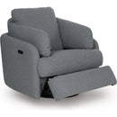  Manufacturer Color_Salt and Pepper  -- Signature Design by Ashley Alainmont Next Gen Nuvella Power Swivel Fabric Recliner IMAGE 2