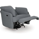 Manufacturer Color_Salt and Pepper  -- Signature Design by Ashley Alainmont Next Gen Nuvella Power Swivel Fabric Recliner IMAGE 3