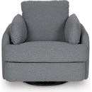  Manufacturer Color_Salt and Pepper  -- Signature Design by Ashley Alainmont Next Gen Nuvella Power Swivel Fabric Recliner IMAGE 4