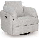  Manufacturer Color_Stone  -- Alainmont Next-Gen Nuvella A3000739 Swivel Power Recliner IMAGE 1