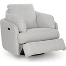 Manufacturer Color_Stone  -- Alainmont Next-Gen Nuvella A3000739 Swivel Power Recliner IMAGE 2