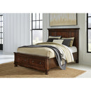  Size_Queen -- Millennium Porter Panel Bed with Storage IMAGE 2
