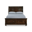  Size_Queen -- Millennium Porter Queen Sleigh Bed with Storage IMAGE 2