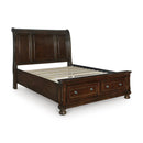  Size_Queen -- Millennium Porter Queen Sleigh Bed with Storage IMAGE 4