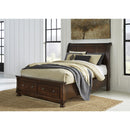  Size_Queen -- Millennium Porter Queen Sleigh Bed with Storage IMAGE 5