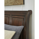  Size_Queen -- Millennium Porter Queen Sleigh Bed with Storage IMAGE 6