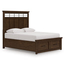  Size_Queen -- Signature Design by Ashley Taffenbrook Panel Bed with Storage IMAGE 1