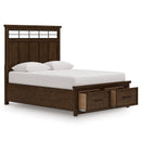  Size_Queen -- Signature Design by Ashley Taffenbrook Panel Bed with Storage IMAGE 2