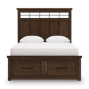  Size_Queen -- Signature Design by Ashley Taffenbrook Panel Bed with Storage IMAGE 3