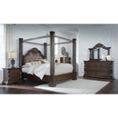  Size_Queen -- Maylee B947B8 Queen Canopy Bed IMAGE 14
