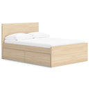 Size_Full  -- Onita EB9632B11 Full Panel Platform Bed with 1 Side Storage IMAGE 1