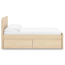  Size_Full  -- Onita EB9632B11 Full Panel Platform Bed with 1 Side Storage IMAGE 4