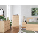  Size_Queen  -- Onita EB9632B18 Queen Panel Platform Bed with 2 Side Storage IMAGE 8