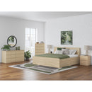  Size_Queen  -- Onita EB9632B18 Queen Panel Platform Bed with 2 Side Storage IMAGE 9