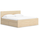  Size_King  -- Onita EB9632B23 King Panel Platform Bed with Storage IMAGE 1