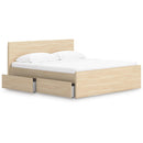  Size_King  -- Onita EB9632B23 King Panel Platform Bed with Storage IMAGE 2