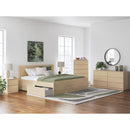  Size_King  -- Onita EB9632B23 King Panel Platform Bed with Storage IMAGE 9
