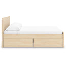  Size_King  -- Onita EB9632B24 King Panel Platform Bed with 2 Side Storage IMAGE 4