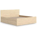  Size_King  -- Onita EB9632B24 King Panel Platform Bed with 2 Side Storage IMAGE 6