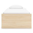  Size_Twin  -- Onita EB9632B7 Twin Platform Bed with 1 Side Storage IMAGE 3