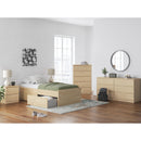  Size_Twin  -- Onita EB9632B7 Twin Platform Bed with 1 Side Storage IMAGE 8