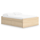  Size_Full  -- Onita EB9632B8 Full Platform Bed with 1 Side Storage IMAGE 1