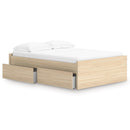  Size_Full  -- Onita EB9632B8 Full Platform Bed with 1 Side Storage IMAGE 2