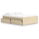  Size_Queen  -- Onita EB9632B9 Queen Platform Bed with 1 Side Storage IMAGE 2