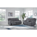  Manufacturer Color_Steel  -- Signature Design by Ashley Observation Power Rocker Fabric Recliner IMAGE 7