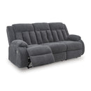  Manufacturer Color_Steel  -- Signature Design by Ashley Observation Power Reclining Fabric Sofa IMAGE 2