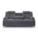  Manufacturer Color_Steel  -- Signature Design by Ashley Observation Power Reclining Fabric Sofa IMAGE 4