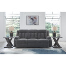  Manufacturer Color_Steel  -- Signature Design by Ashley Observation Power Reclining Fabric Sofa IMAGE 6