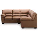  Manufacturer Color_Caramel  -- WillowBend Leather Look 2 pc Sectional IMAGE 2