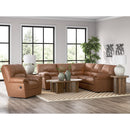  Manufacturer Color_Caramel  -- WillowBend Leather Look 2 pc Sectional IMAGE 4