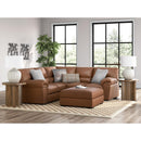  Manufacturer Color_Caramel  -- WillowBend Leather Look 2 pc Sectional IMAGE 6
