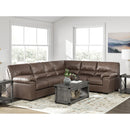  Manufacturer Color_Umber -- Signature Design by Ashley WillowBend PC27705S3 3 pc Sectional IMAGE 3