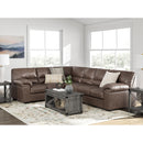  Manufacturer Color_Umber -- Signature Design by Ashley WillowBend PC27705S4 3 pc Sectional IMAGE 4