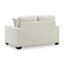  Manufacturer Color_Ivory  -- Signature Design by Ashley Greenbriar Stationary Fabric Loveseat IMAGE 3