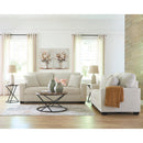  Manufacturer Color_Ivory  -- Signature Design by Ashley Greenbriar Stationary Fabric Loveseat IMAGE 6
