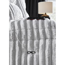  Manufacturer Color_Alloy  -- Signature Design by Ashley Falls Power Reclining Fabric Loveseat with Console IMAGE 8